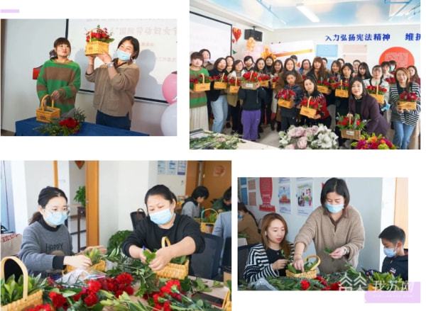 三月百花香 江苏各地开展花艺创作培训为残疾女性送技能(图3)
